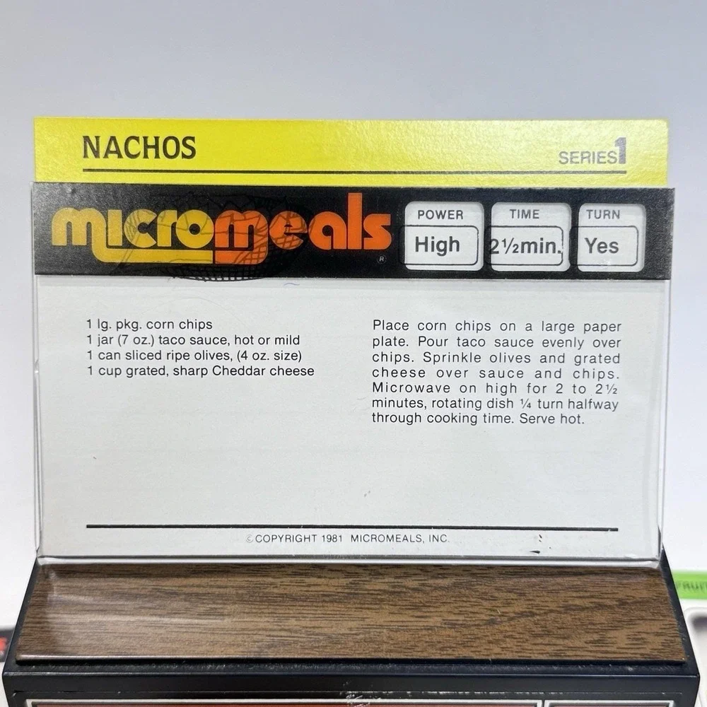 Vintage Retro Kitchen Lot Micro Meals Microwave Recipe Box & Butter-er NOS‎
